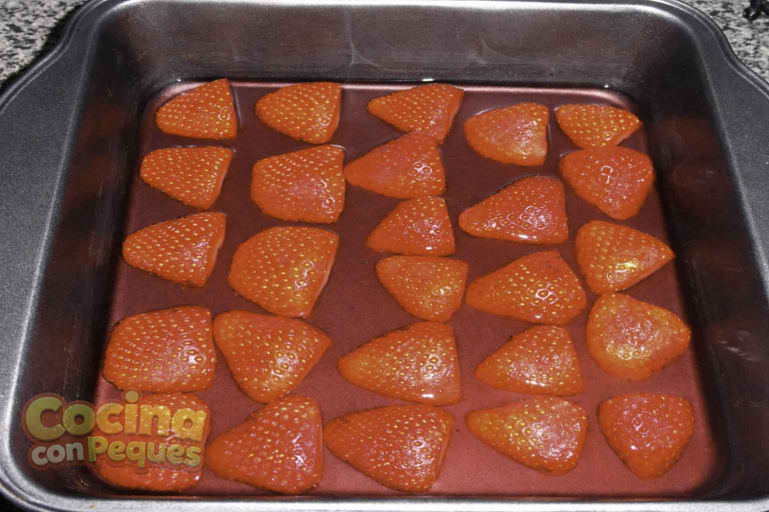 Gelatina de fresas casera para peques